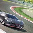 Futuristic Peugeot From Virtual Race-Track