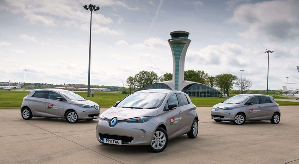Renault Zoe Joins the Fleet at Farnborough Airport