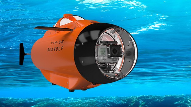 S podmornico Seawolf boste lahko posneli svoje podvodne avanture.