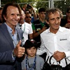 Nelson Piquet in Alain Prost: champ's father and boss of this seasons' best team share 7 Formula One titles between them.