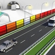 Noise barriers producing enough electricity to supply 50 households