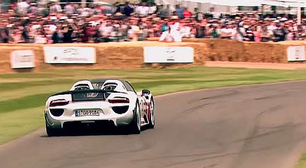 The hybrid supercar excels in Goodwood