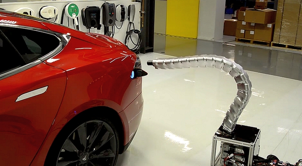 VIDEO: Tesla’s Creepy Charger is 'for realz'