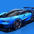 Bugatti Vision Gran Turismo: virtual concept displayed in reality