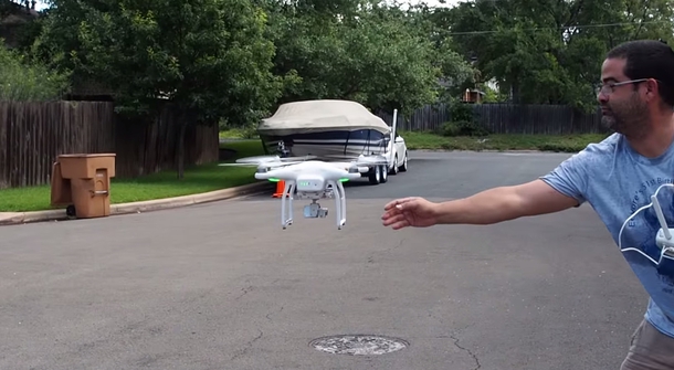 Don't try this at home: daddy uses drone to extract a child's tooth