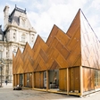 Pavilion Circulaire: Created with 180 Recycled Wooden Doors