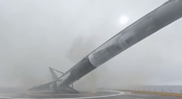 Failed Falcon 9 landing