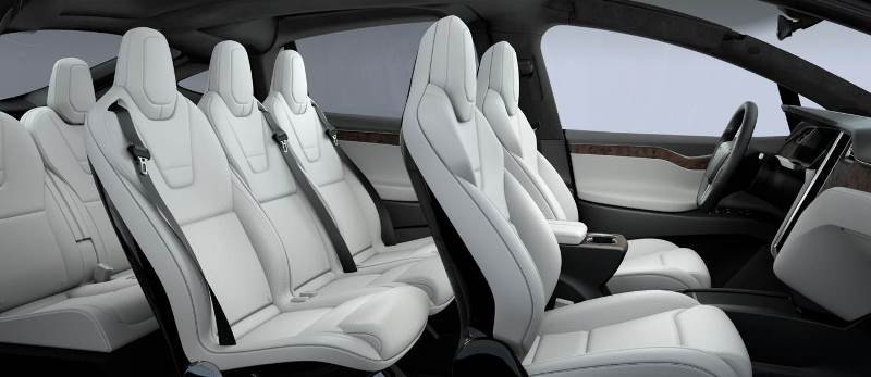 Synthetic Leather Interior Tesla Gone, White Leather Seats Tesla