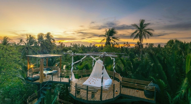 Exotic solar and wind-powered boutique hotel