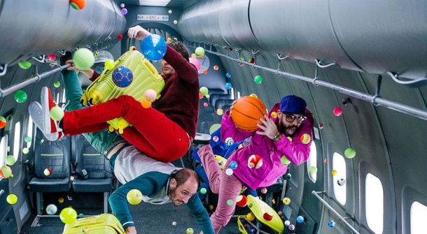 OK GO shoots new single completely in zero gravity