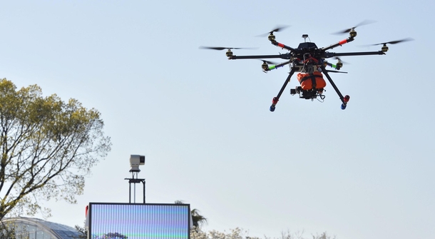 Drones and facial recognition for greater security during the Tokyo Marathon