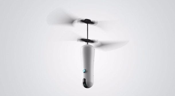 It was only a matter of time: move away flies, here comes the flying selfie stick!