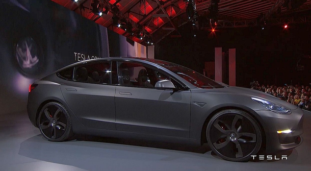 Tesla Model 3 unveiled
