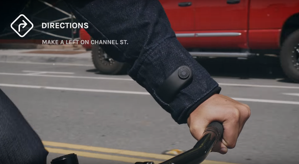 Cycling smart with denim wearable tech by Levi's and Google