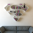 Burak Doğan's superb superhero bookshelves