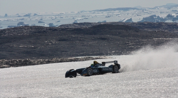 Formula E on Arctic ice