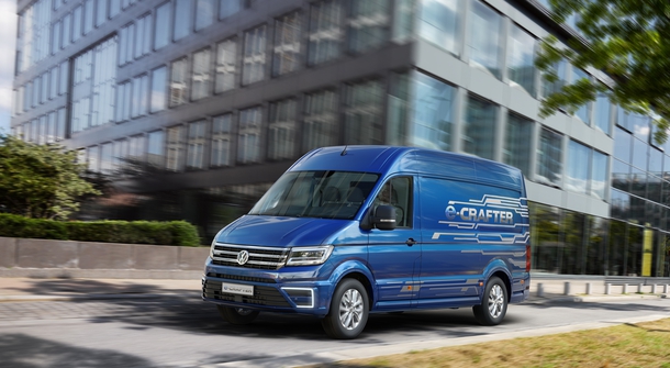 Volkswagen Crafter with electric motor