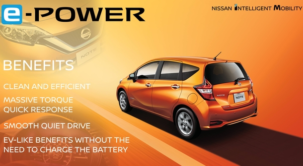 Nissan with its new electric-motor drivetrain