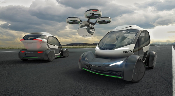 Airbus unveiled a 3-in-1 traiblazing modular ground and air passenger concept vehicle system