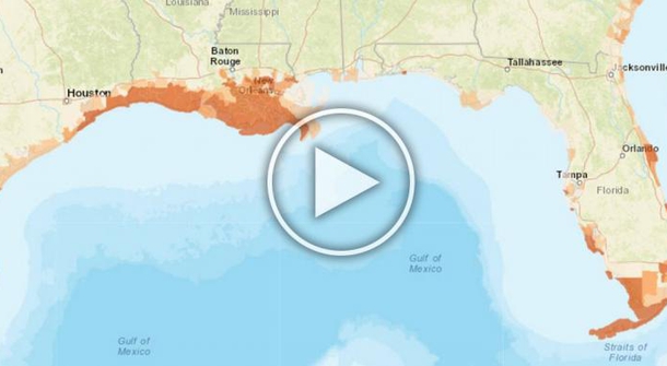 New map highlights effects of sea level Rise