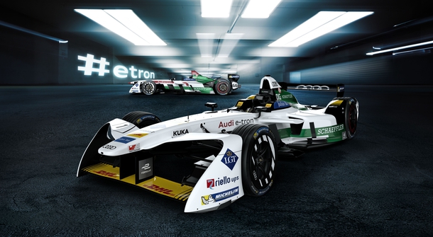 Audi introduced its first all electric racing car